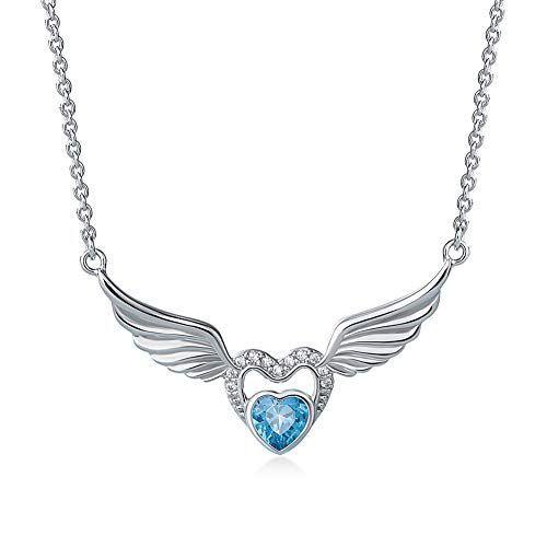 新版 Pirateship ネックレス レディース 愛の翼 ハート ペンダント シルバー925銀 プラチナメッキ 女性 プレゼント ギフトラッピン 人気特価激安 Kinerjaku Kkp Go Id