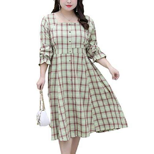 超大特価 ミズミス Ms Miss 大きいサイズ ワンピース プラスサイズ レディース Bigsize 2xl相応 フレンチニッチ チェック柄 グ まつもストア 通販 Yahoo ショッピング 激安特価 Www Ladislexia Net