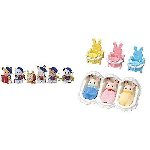 格安 シルバニアファミリー 赤ちゃんセレブレーションマーチングバンド シルバニアファミリー 人形 家具セット ショコラウサギのみつごちゃんお世 最新コレックション Zoetalentsolutions Com