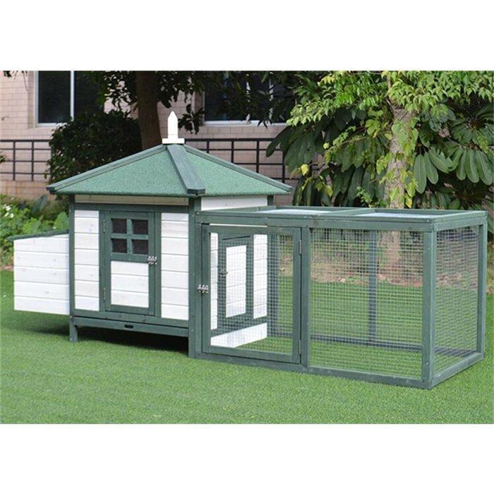 【〜6/6まで出品】 豪華別荘 別荘 丈夫 ペットハウス 犬舎 犬小屋 キャットハウス ハウス おうち 屋外 野外 庭用 通気性 耐磨耗 組立 CWW-7 【TMF8270014977】(29537円)