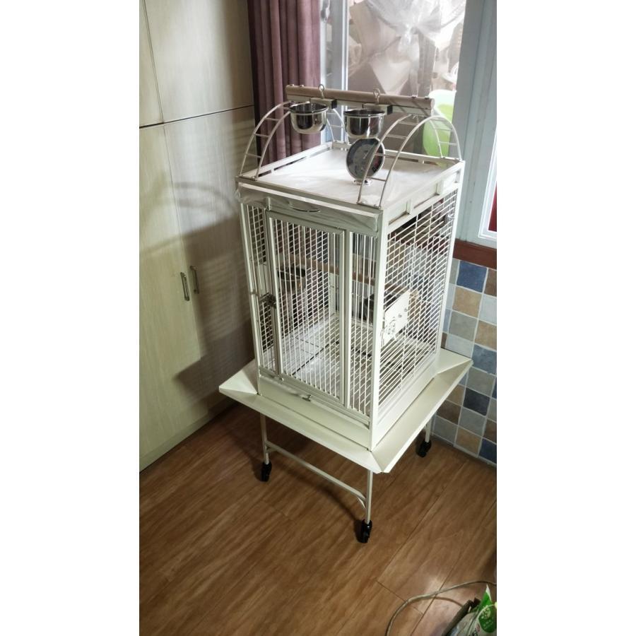 【最安値挑戦中】 バードケージ 鳥の部屋 大型インコ用 鳥籠 鳥かご 飼育 合金 安定性抜群 室内外兼用 組立式 移動便利 おうむ 小鳥 輪付 【M1288838922】(46032円)