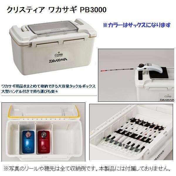 ダイワ クリスティア ワカサギ PB3000 サックス - フィッシングバッグ