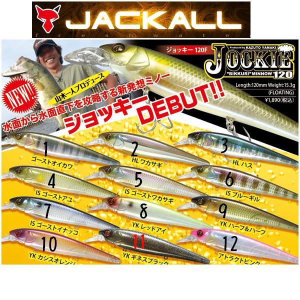 ジャッカル ジョッキー 120F JACKALL JACKIE 120