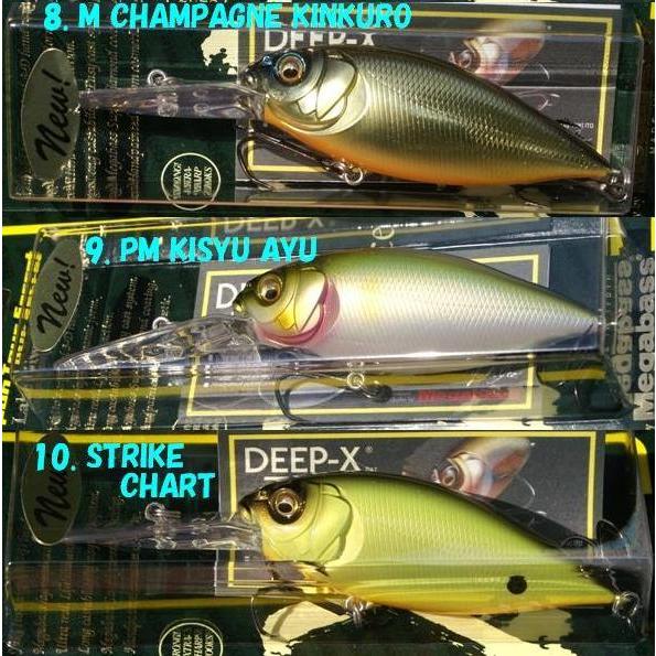 オールドメガバスルアー　DEEP-X Bait-X 11個セット DEEP-X 200 LBO(ディープX 200 LBO) GG ギル ルアー | Megabass