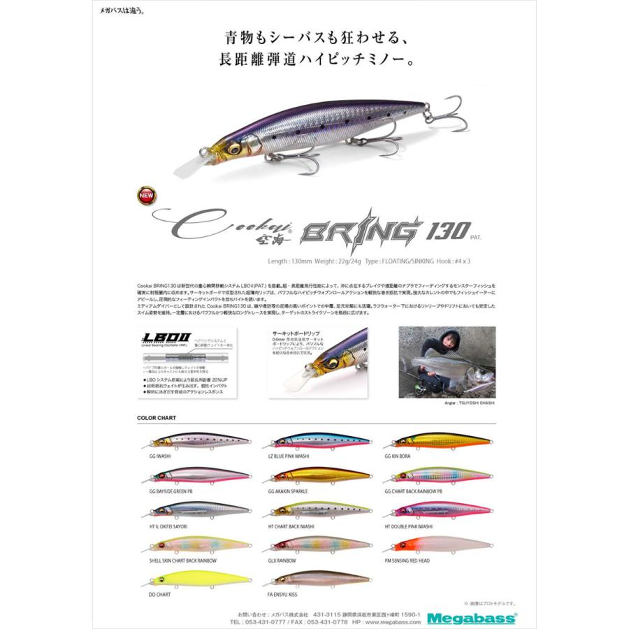 Megabass （クリックポスト発送可）メガバス 空海ブリング 130S