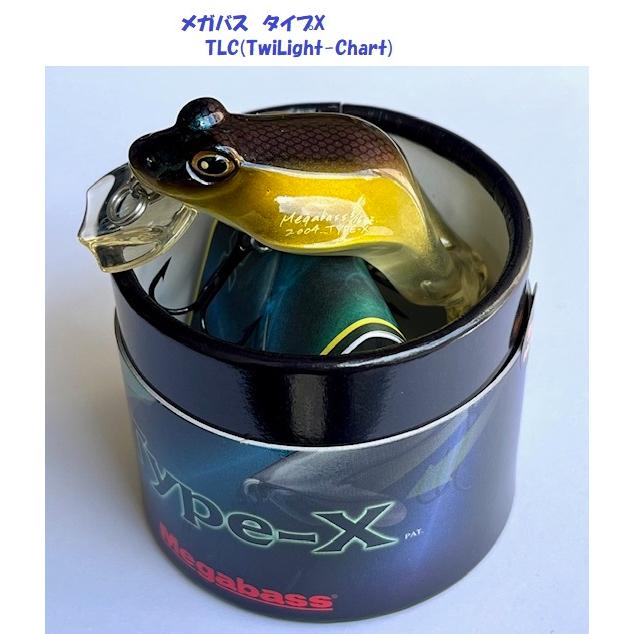メガバス タイプX TLC(TwiLight-Chart) RATTLE IN / Megabass
