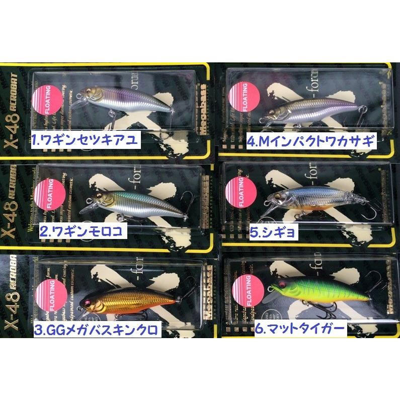 メガバスルアー　セット　48点 Megabass（メガバス） X−48 アクロバット フローティング