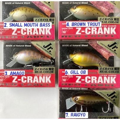 メガバス Zクランクジュニア レッドラベル リアルカラー メガバス Zクランクジュニア レッドラベル リアルカラー