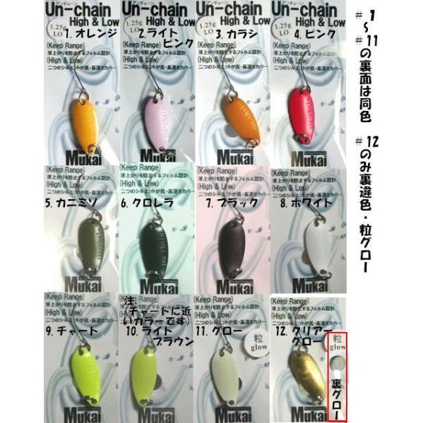 unchainいろいろ Mukai Un-chain High&Low ムカイ アンチェーン ハイ＆ロー 1.25g