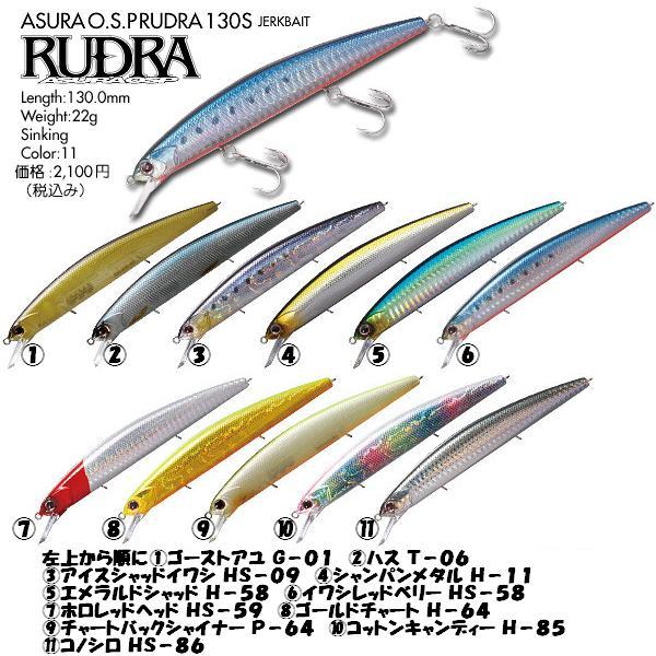 ルアー セット　エバーグリーン　ルドラ130 OSP ラッキークラフト　ダイワ O.S.P RUDRA 130S オーエスピー ルドラ130S : 松本釣具店Yahoo!店