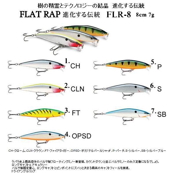 クリックポスト発送可 ラパラ フラットラップ Flr 8 Rapala Flat Rap Tsuji Sr Com