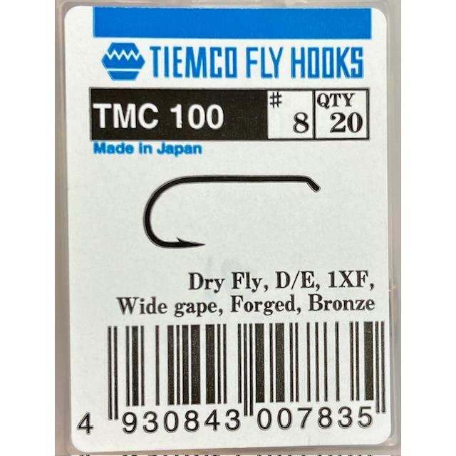 TIEMCO（ティムコ） （クリックポスト発送）ティムコ フライフック TMC100 ＃8 / TIEMCO FLY HOOKS : 松本釣具 ...