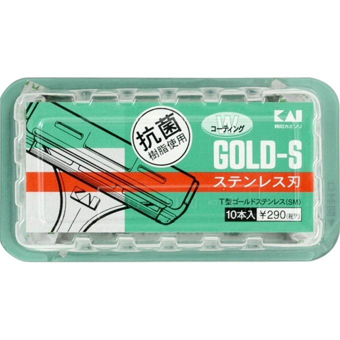 貝印カミソリ ｔ型ゴールドステンレス ｓｍ １０本 マツモトキヨシ Yahoo 店 通販 Yahoo ショッピング