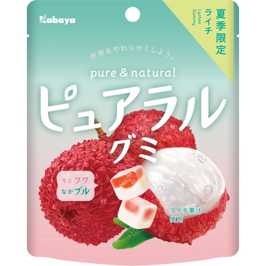 激安通販専門店 カバヤ食品 ピュアラルグミ ライチ ５８ｇ