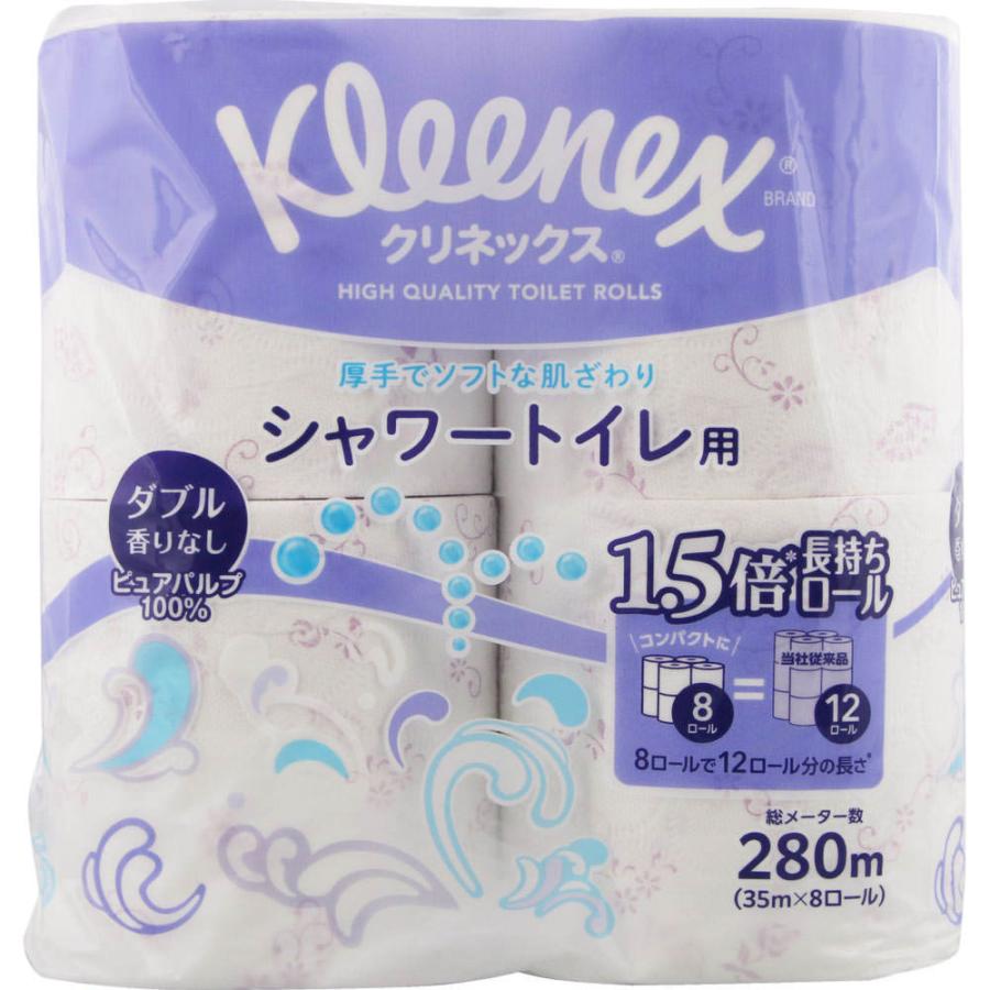 日本製紙クレシア クリネックストイレットペーパー長持ち８ロール シャワートイレ用 ３５ｍ マツモトキヨシ Yahoo 店 通販 Yahoo ショッピング