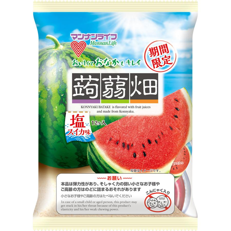 マンナンライフ 蒟蒻畑 塩スイカ味 ２５ｇ １２ マツモトキヨシ Yahoo 店 通販 Yahoo ショッピング