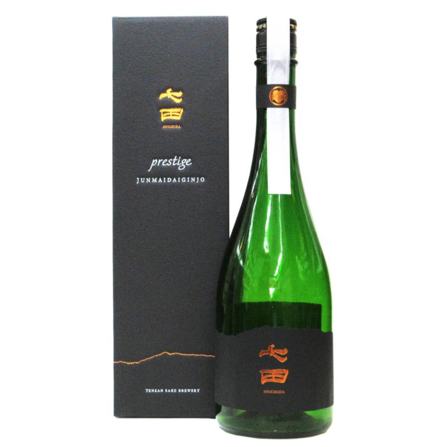 七田 純米大吟醸「prestige（プレステージ）」（専用化粧箱入り） 720ml（1本）