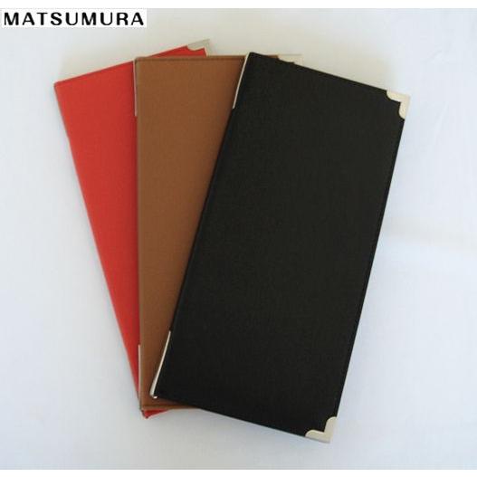 松村工業 メニューブック (ハードタイプ PVC スリム) PPリフィル1枚