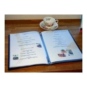 松村工業 メニューブック A4サイズ用 リフィル PP製 1枚 メニュー  