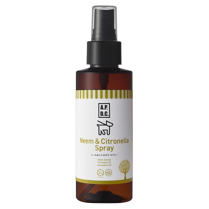 A.P.D.C　ニーム＆シトロネアスプレー虫よけスプレー 犬用 A.P.D.C. ニーム＆シトロネラスプレー 125ml 虫除けスプレー