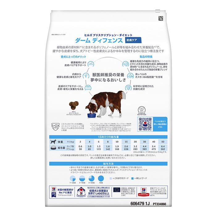 ヒルズ 【2袋セット】ヒルズ 犬用 皮膚ケア【ダーム ディフェンス