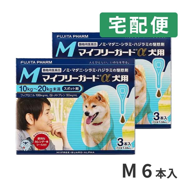 松波動物メディカル通信販売部マイフリーガードa 犬用 M 10 kg 3ピペット 2箱セット 動物用医薬品 国産品