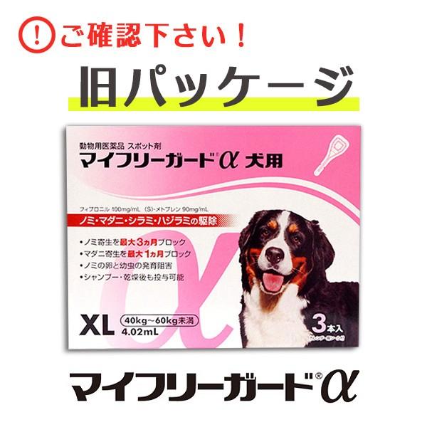 マイフリーガードα 犬用 XL (40〜60kg) 3ピペット 動物用医薬品【B配送】｜matsunami｜02