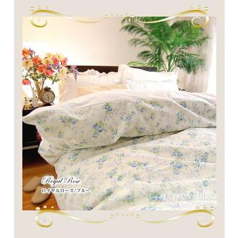 松並木 掛け布団カバー シングル 150×210cm ローズ柄 綿100％ 軽い 肌