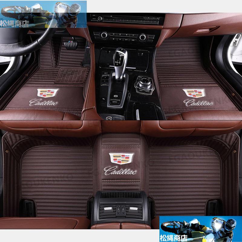 キャデラック Cadillac 新型CTS CA2 2014~ ロゴ フロアマット 車用 本革 内装品 高級 前後座席 右ハンドル用｜matsunawashouten｜03