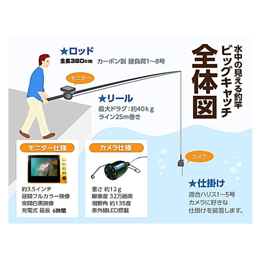 Bic Catch！水中の見える釣り竿！正規品 Bic Catch！水中の見える釣り竿！正規品