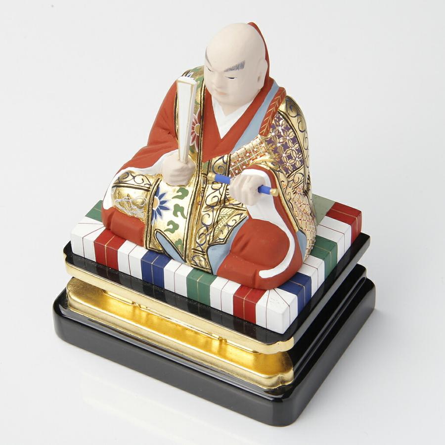 彩色 日蓮聖人 3.0寸 高さ16.9cm×巾13.3cm×奥行9.1cm : 仏壇 彩色 日蓮聖人 3.0寸 高さ16.9cm×巾13.3cm×奥行9.1cm : 仏壇