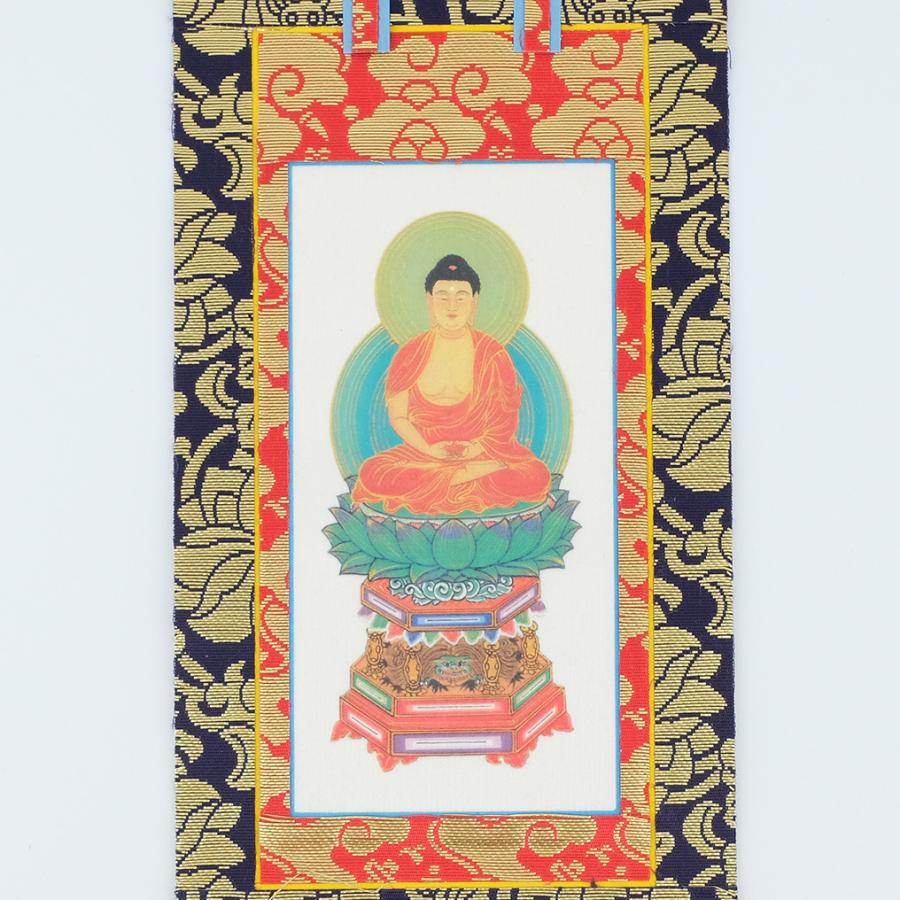 掛軸 釈迦如来上仕立絹本紙 30代 【ご注文から2〜3週間後発送予定