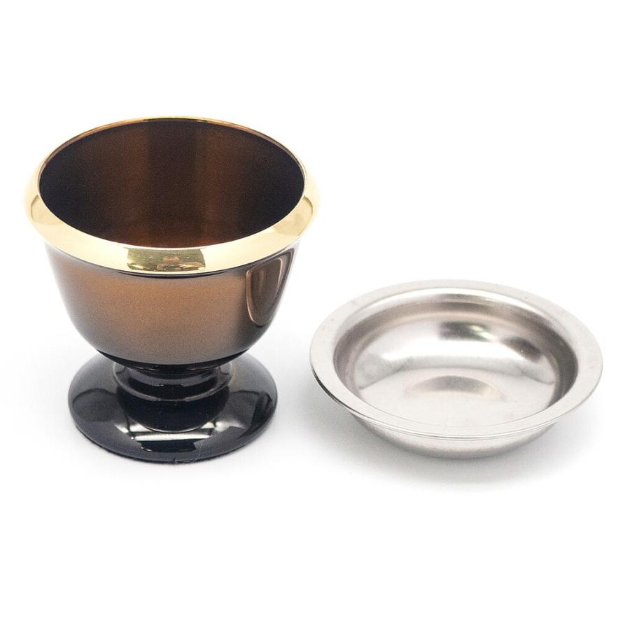 KM型仏具 6点セット オークブラウン 3.0寸 花高9.0cm 幅6.4cm 仏具 
