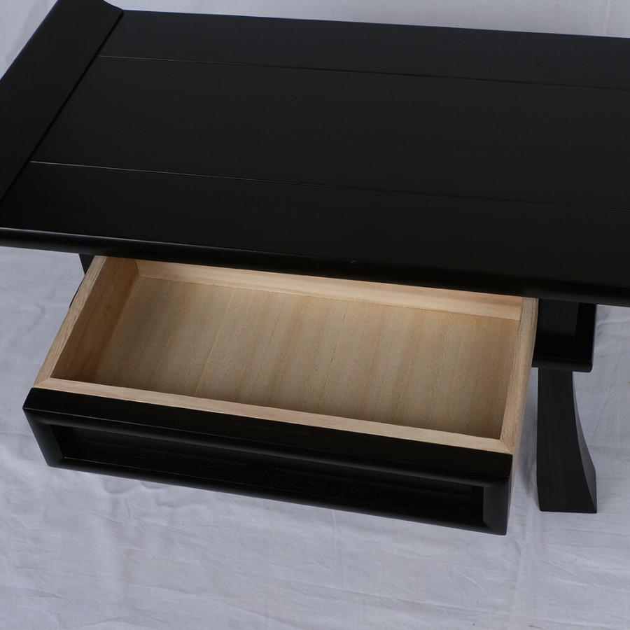 経机_黒檀杢（OP ZZ ） 20寸 高31.0巾60.0奥36.0cm_2
