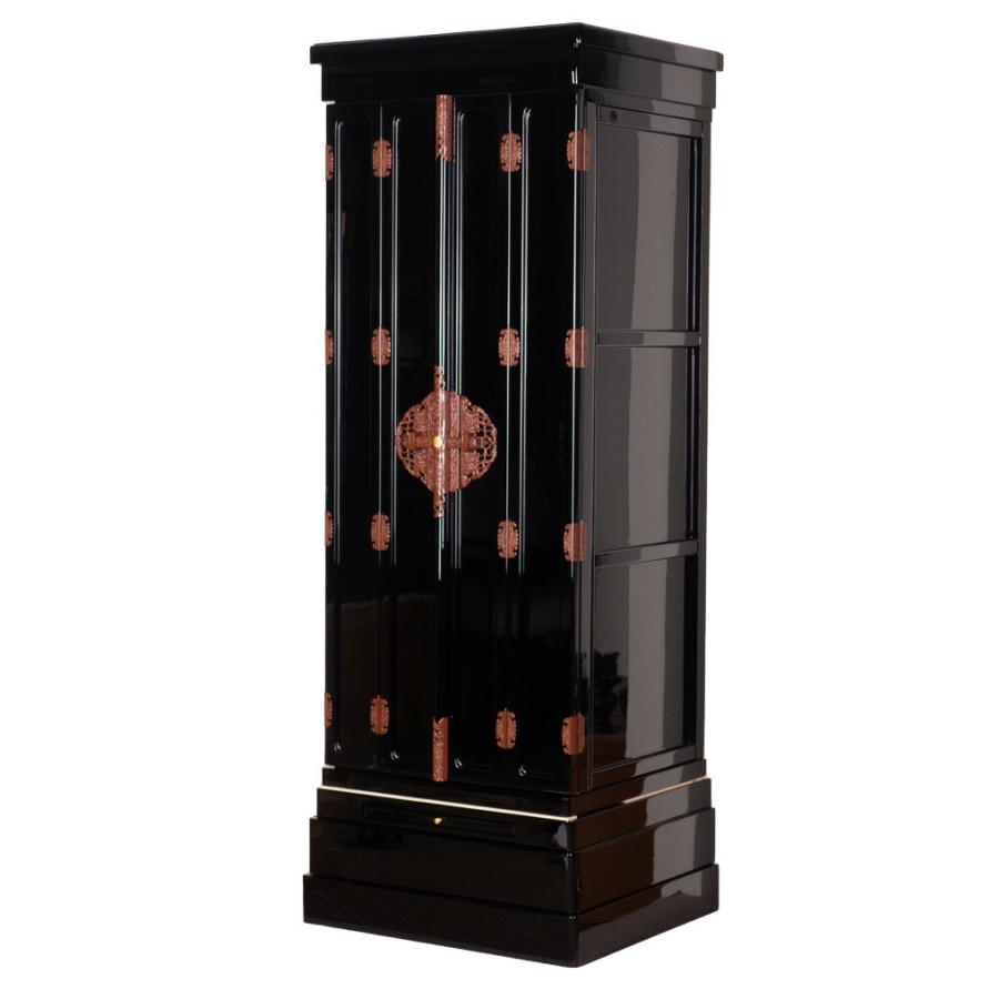 金仏壇 直置型 18号 YA100247 金箔製 高さ160cm×幅60cm×奥行52cm お西