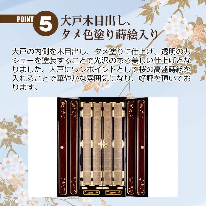 金仏壇 直置型 18号 YA100250 楽々セット東 国産 金箔製 高さ160cm×幅