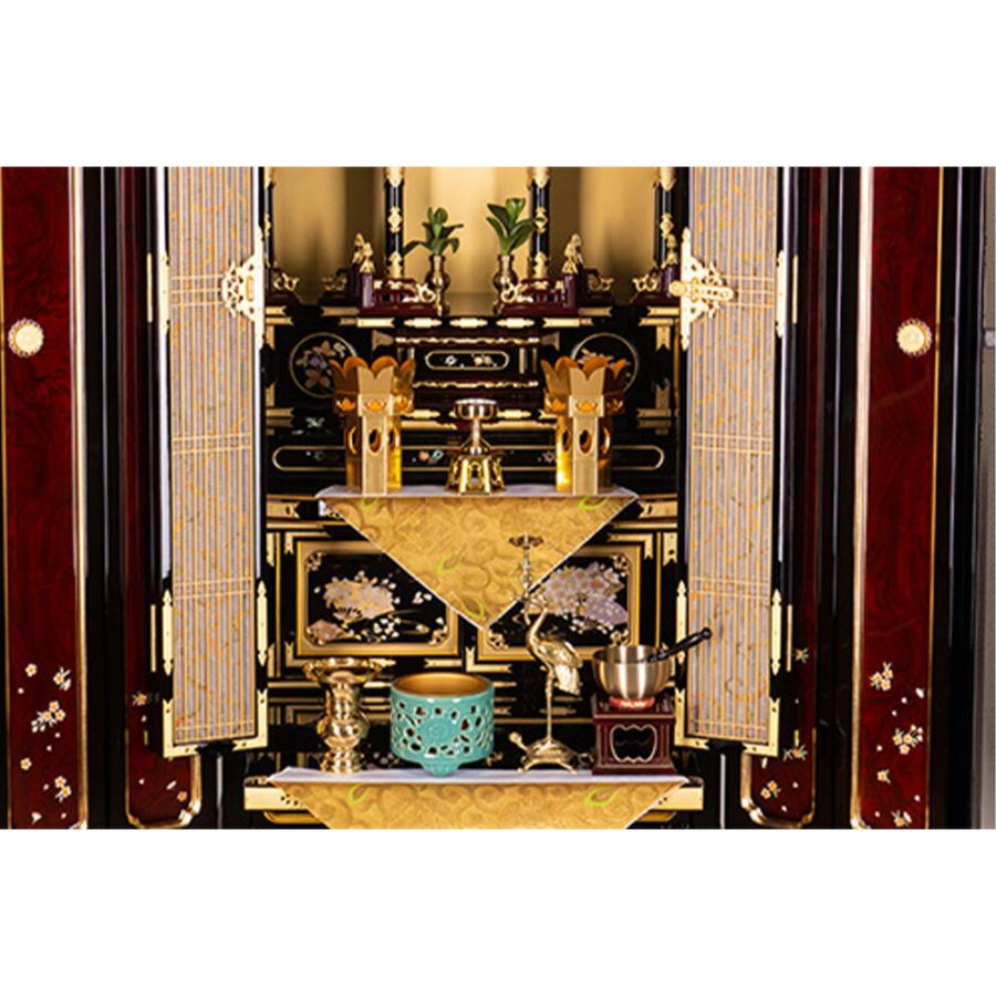 金仏壇 直置型 18号 YA100250 国産 金箔製 高さ160cm×幅62cm×奥行50cm