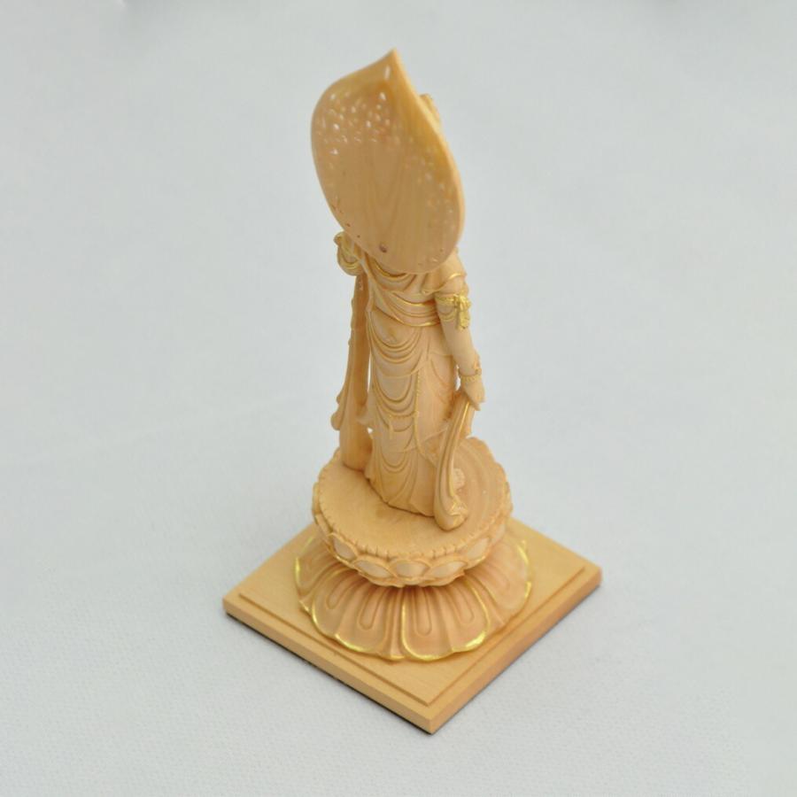 BASIC 高13.3×幅4.9×奥4.9cm 柘植 仏像 【天下人】