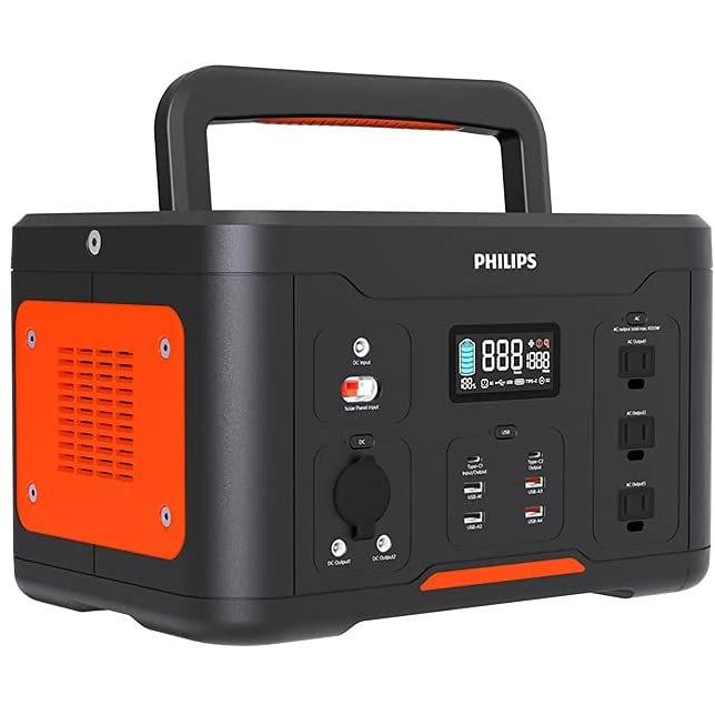 Philips フィリップス ポータブル電源 大容量 ポータブル電源 モバイルバッテリー 1000 発電機 mah 1166wh スマホ タブレットアクセサリー 周辺機器 ポー 防災 キャンプ 車中泊 非常用電源 M Pro 22正規激安 の