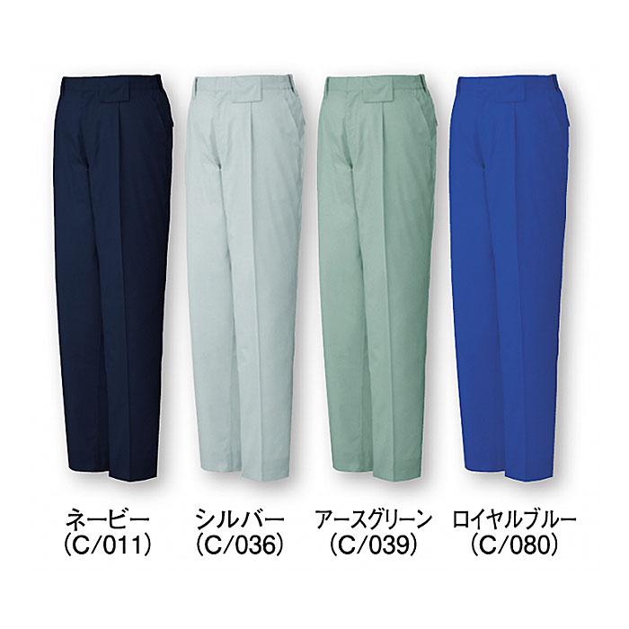 Jichodo 自重堂 作業服 85601 ストレッチ ワンタック パンツ 春夏 S