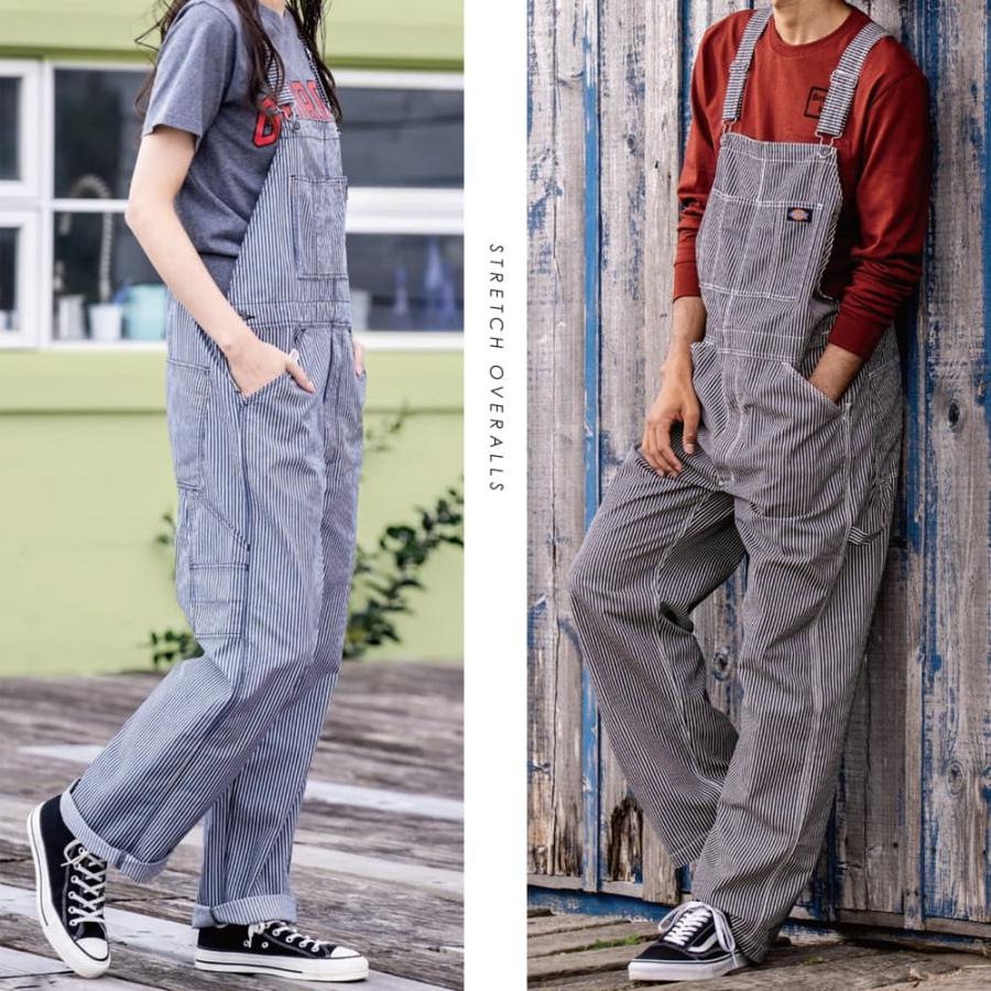Dickies ディッキーズ ツナギ D-7109 ライト ストレッチヒッコリー
