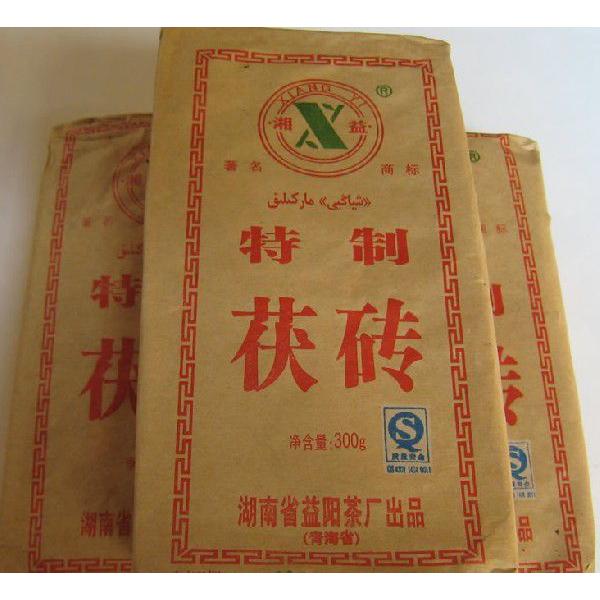 中国茶 発酵茶 健康茶 金の花 茯茶（300gx3個セット）2011年製造 年末年始