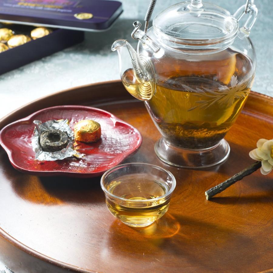 中国茶 発酵茶 黒茶 健康茶 七彩雲南シリージ天香小金沱茶45g