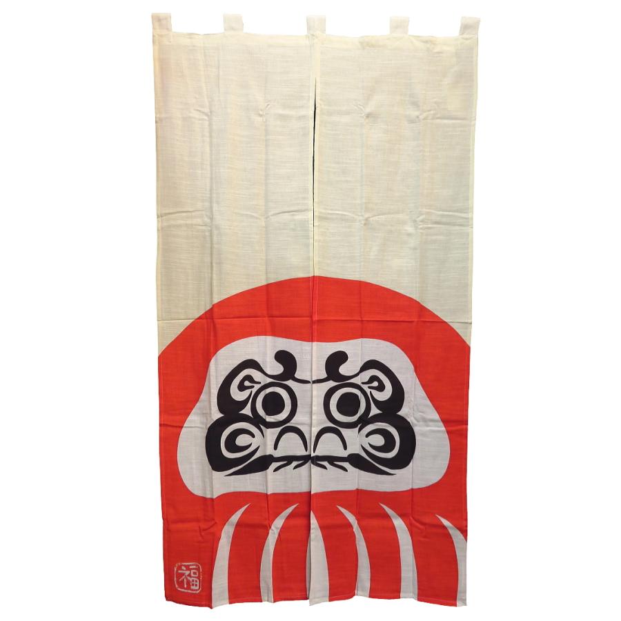 暖簾・のれん 「だるま・赤」 : 祭屋 そなみ呉服店 - 通販 - Yahoo