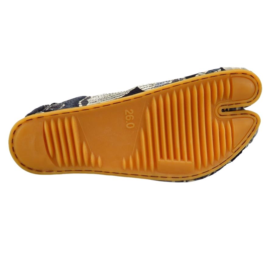 義若の和柄地下足袋・大荒波に龍（黒・２７．０ｃｍ）7枚コハゼ・縫い付け地下足袋 義若の和柄地下足袋・大荒波に龍（黒）7枚コハゼ・縫い付け地下足袋