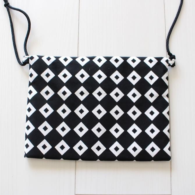 メール便対象＞ 東京江戸一 お祭りポシェット（横長ポーチ） くぎぬき