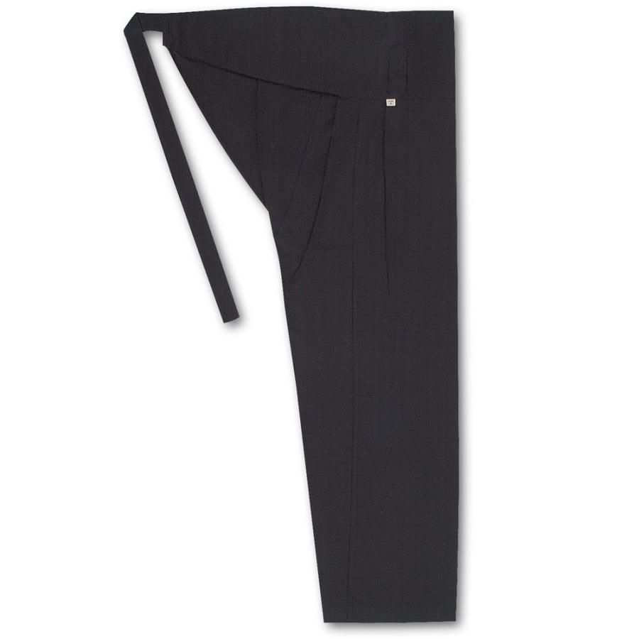 東京江戸一　ダボ股引　無地染（黒）　超巾広