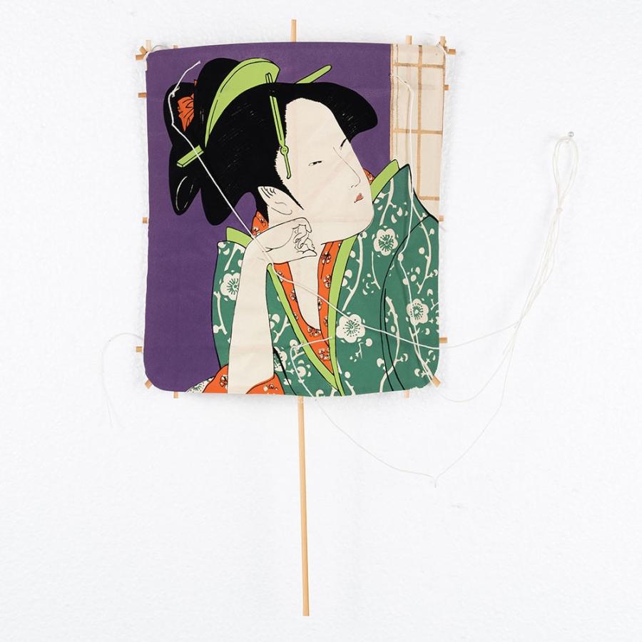 【確認画像】優良品　全国観光お土産　趣味の豆凧　浮世絵 インテリア　ディスプレイ 民芸品 浜松凧 【浮世絵】 : 祭り用品専門店 祭すみたや - 通販