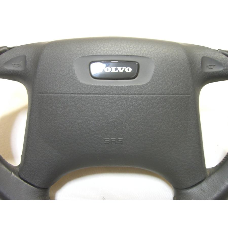 希少！ボルボ S40 V40 ウッド コンビ ステアリング ハンドル エア 