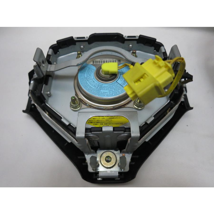 希少レッドステッチ！ライフJB3 純正 革 ステアリング ハンドル エア